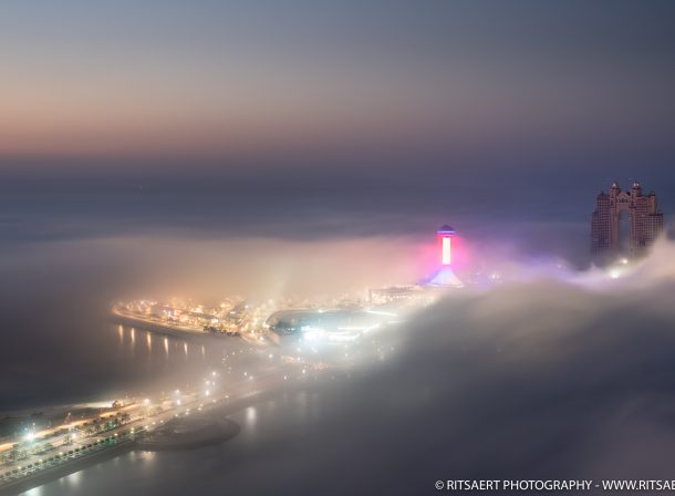 Marina under the clouds - Abu Dhabi